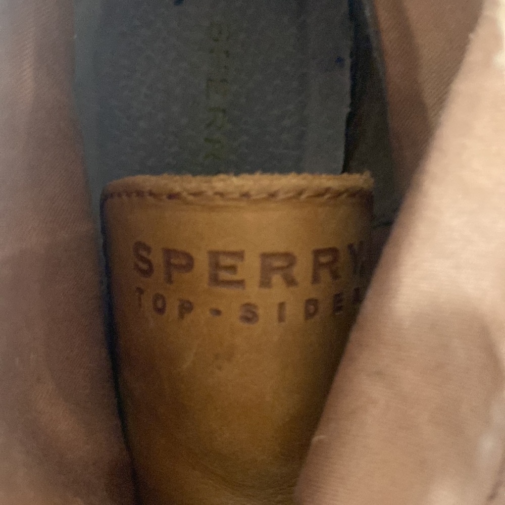 Sperry Brown Leather Top Sider Wedges Booties Size 7 - Picture 13 of 14